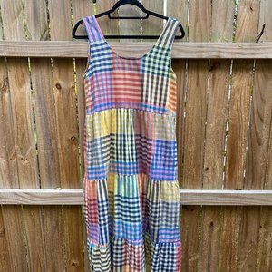 Ilana Kohn Olivia Dress XS Picnic Plaid extra small